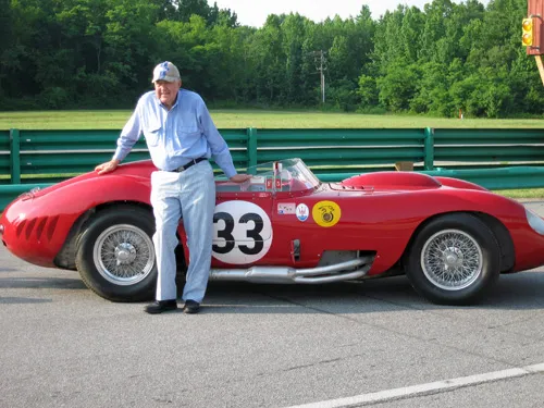 Carroll Shelby at Virginia International Raceway, 2007.