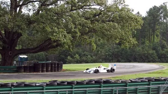 A classic formula car at VIR.