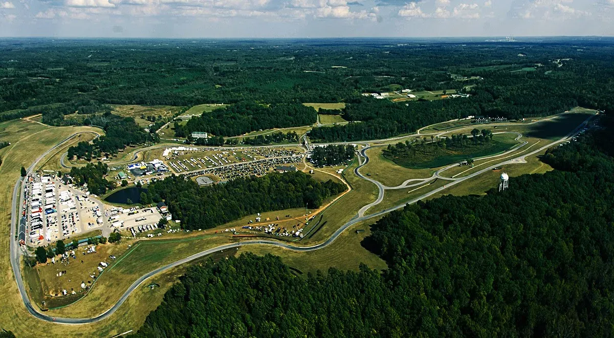 VIR from above. Seventeen turns, 3.27 miles, the longest lap of the season so far.